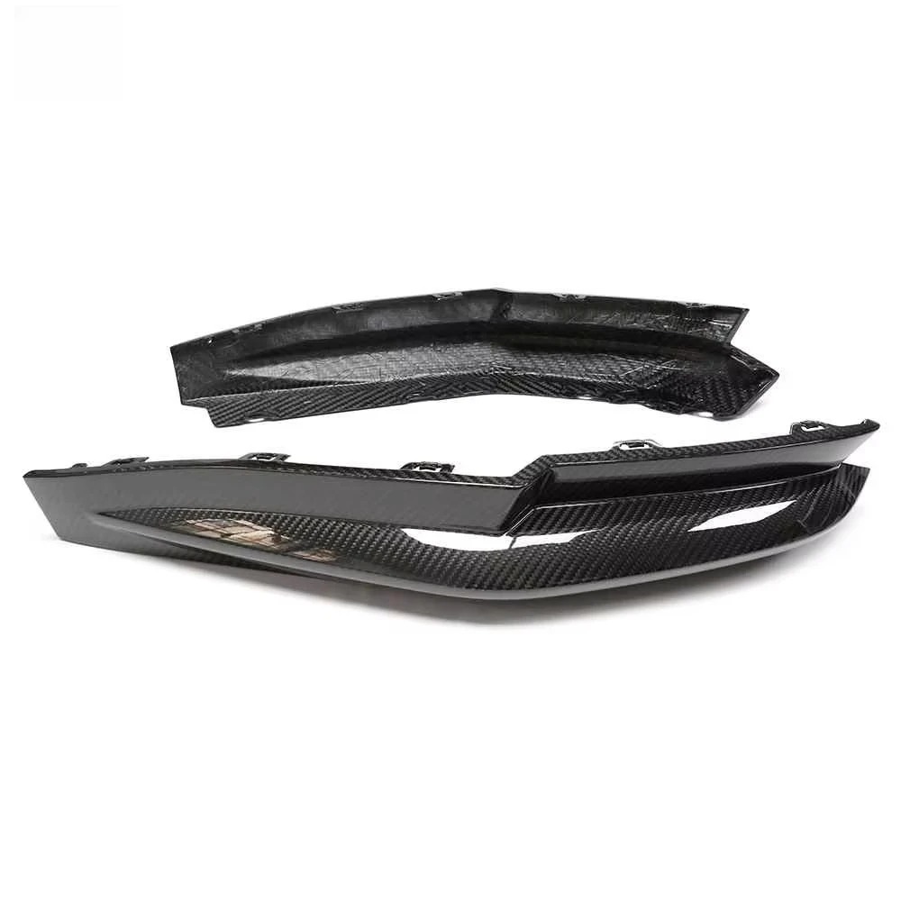 OE Style Dry Carbon Fiber Rear Bumper Splitters for  G80 M3 G82 M4 2021+ Body Kit